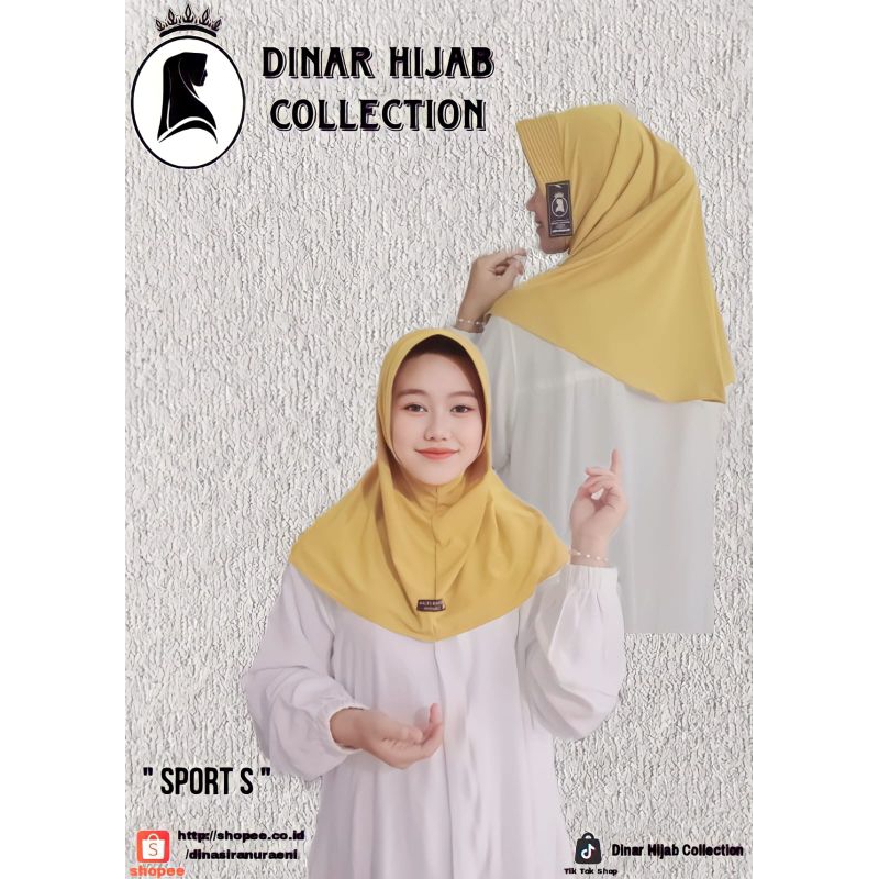Hijab Sport Hijab Volly / Bergo Sport Hijab Olahraga