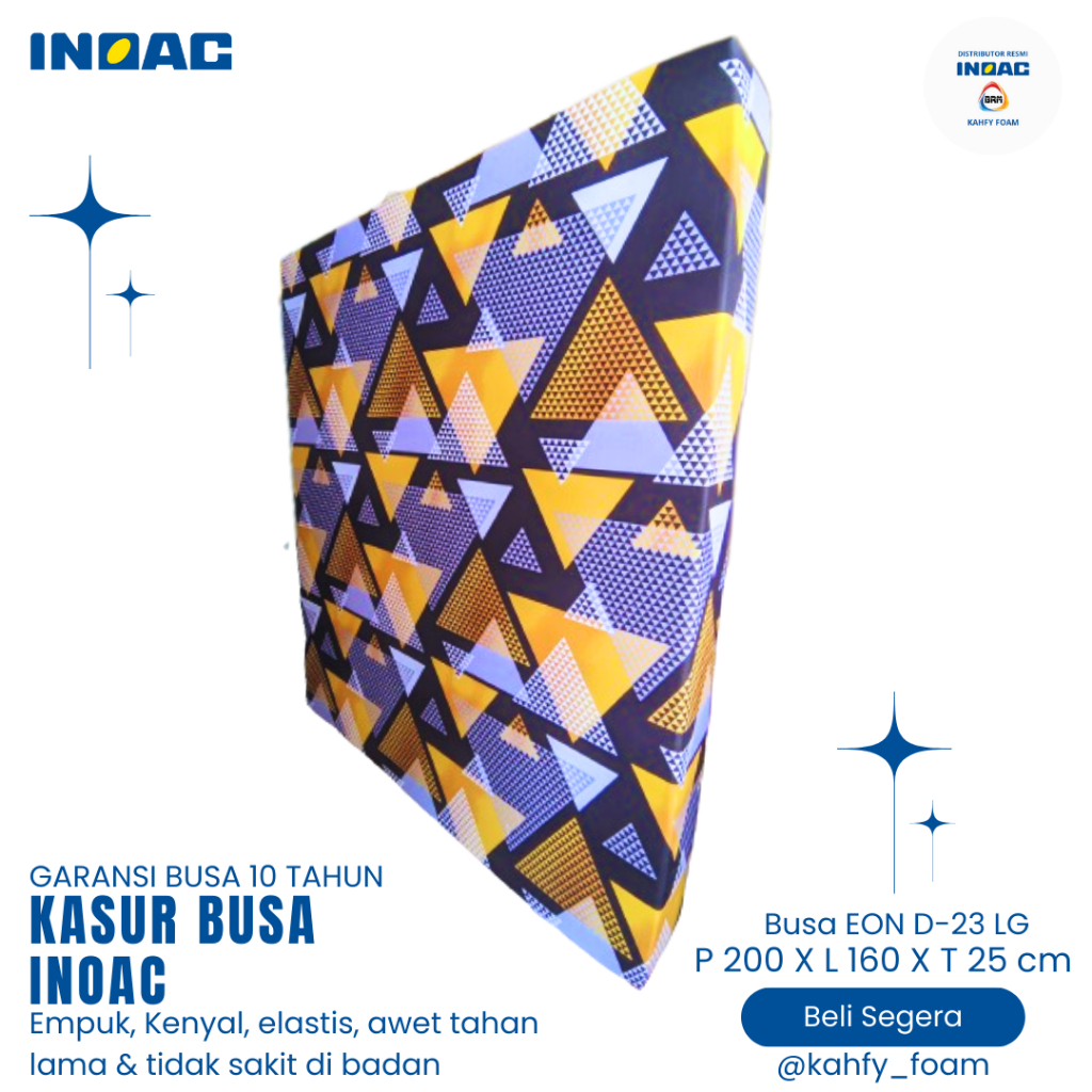 KASUR BUSA INOAC EON D.23 LG ORIGINAL 100% || UK.160 X 200 X 25 cm
