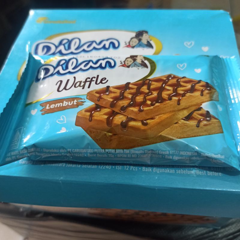 

Kue Wafel Rasa Cokelat DILAN WAFFLE