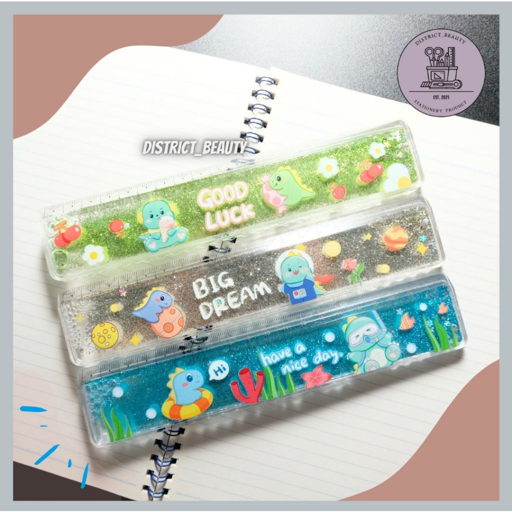 

PENGGARIS GLITTER AIR DINO PANJANG 20 CM PENGGARIS MANIK AIR MEWAH UNIK TERMURAH