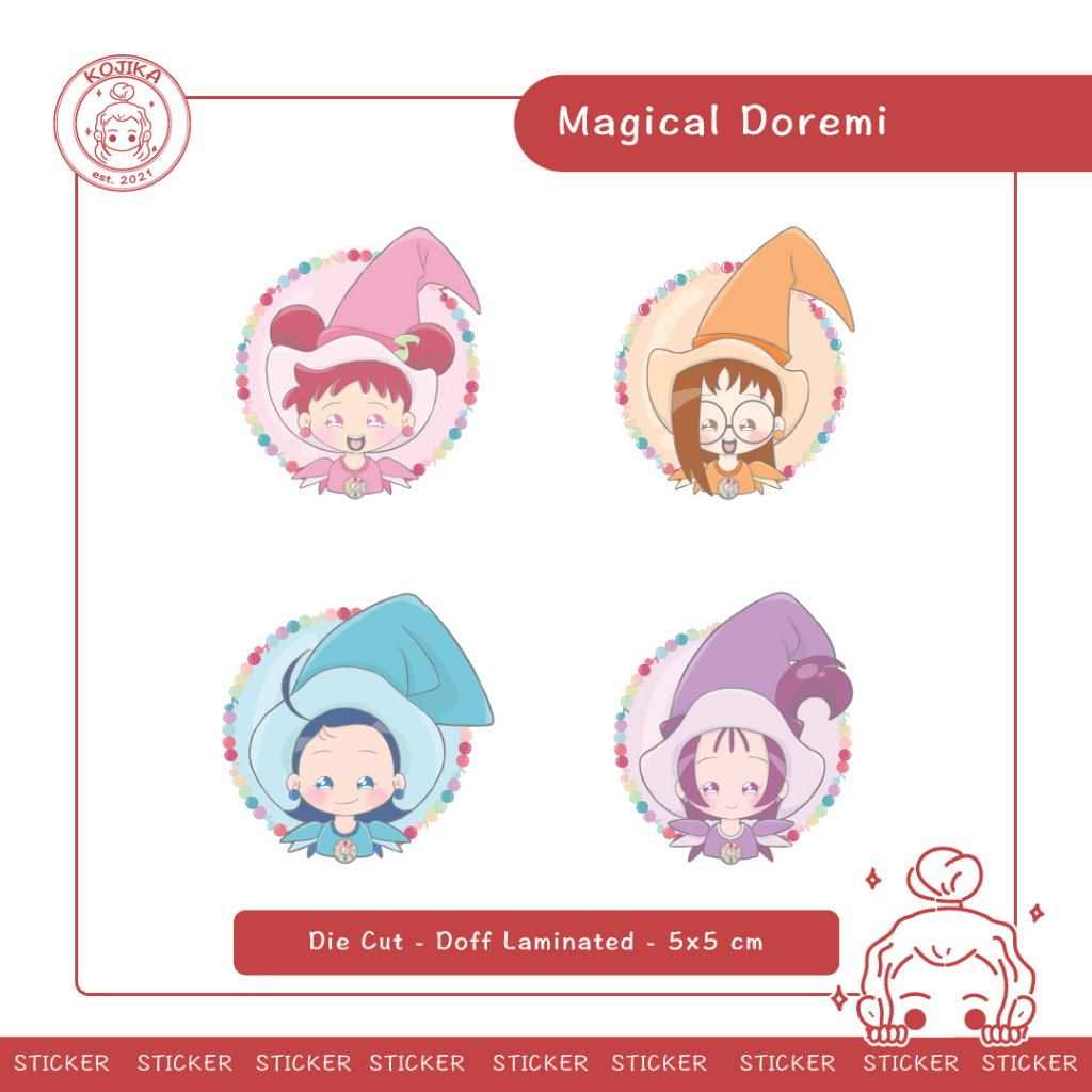 

Stiker Set Magical Doremi | Stiker Set | Stiker magical Doremi
