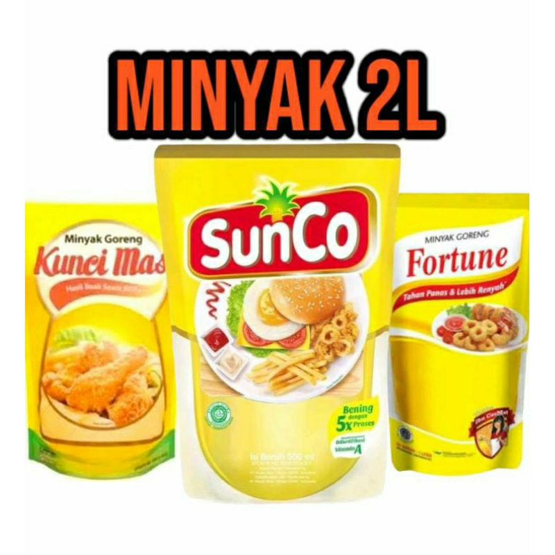 

(DISKON LIVE) MINYAK MURAH 2 L Sunco Fortune Kuncimas