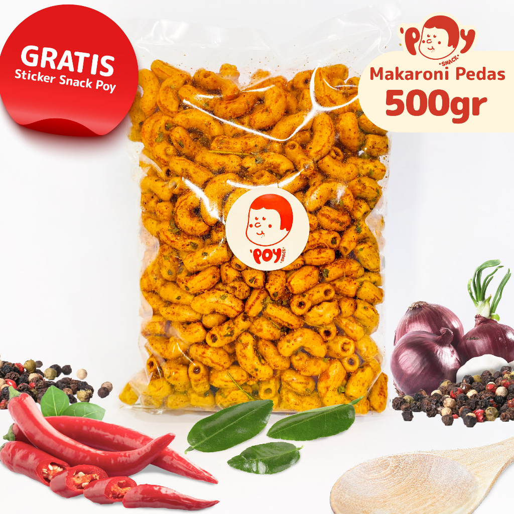 

Makaroni Pedas 500gr Snack Cemilan!