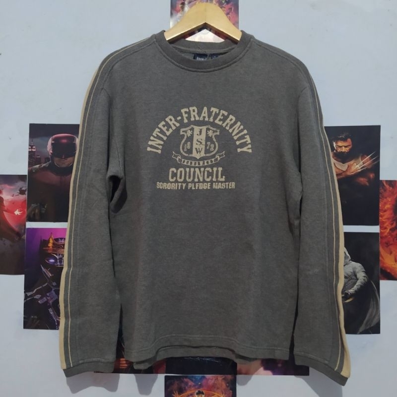 SWEATER CREWNECK JEANS WEST ABU CN SIZE S
