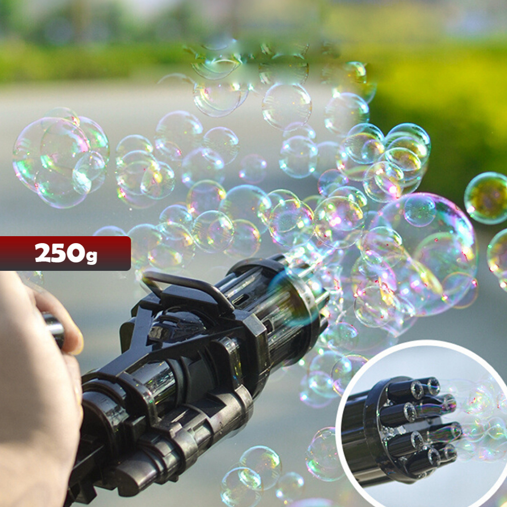 CUCI GUDANG BUBBLE GUN Air Plane 2 Fungsi-  GATLING GUN ELEKTRIK GUN BUSA SUPER BANYAK Mainan Murah - YOYOSOO