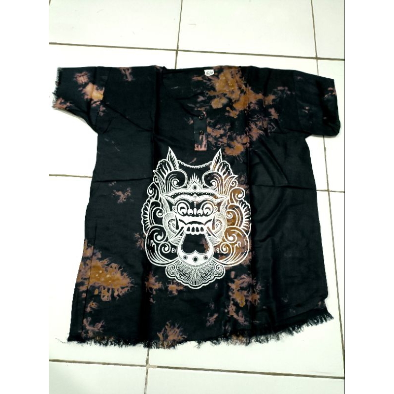 Baju Barong Bali Hitam Dewasa / Baju Bali / Baju Barong Bali