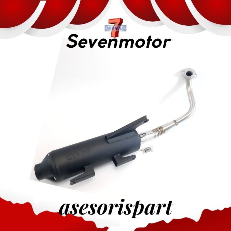 Knalpot Tsukigi Racing Beat Street Deluxe CBS 2020 2021 2022 2023 2024 Scoopy New Genio ORIGINAL VND