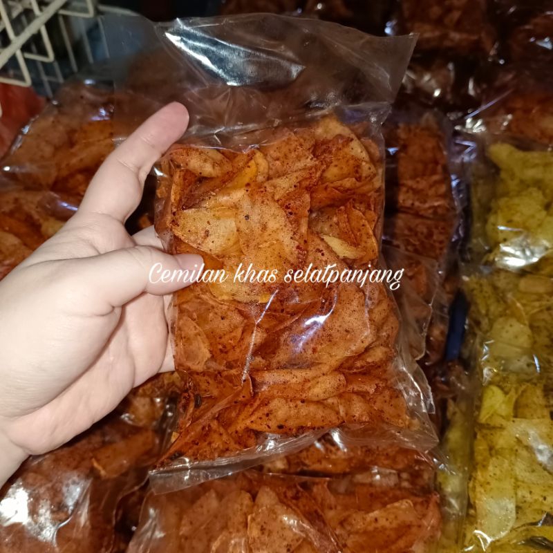 

KERUPUK UBI PARUT PEDAS ASIN, KUNYIT (VEGE) & NON VEGE KHAS SELATPANJANG