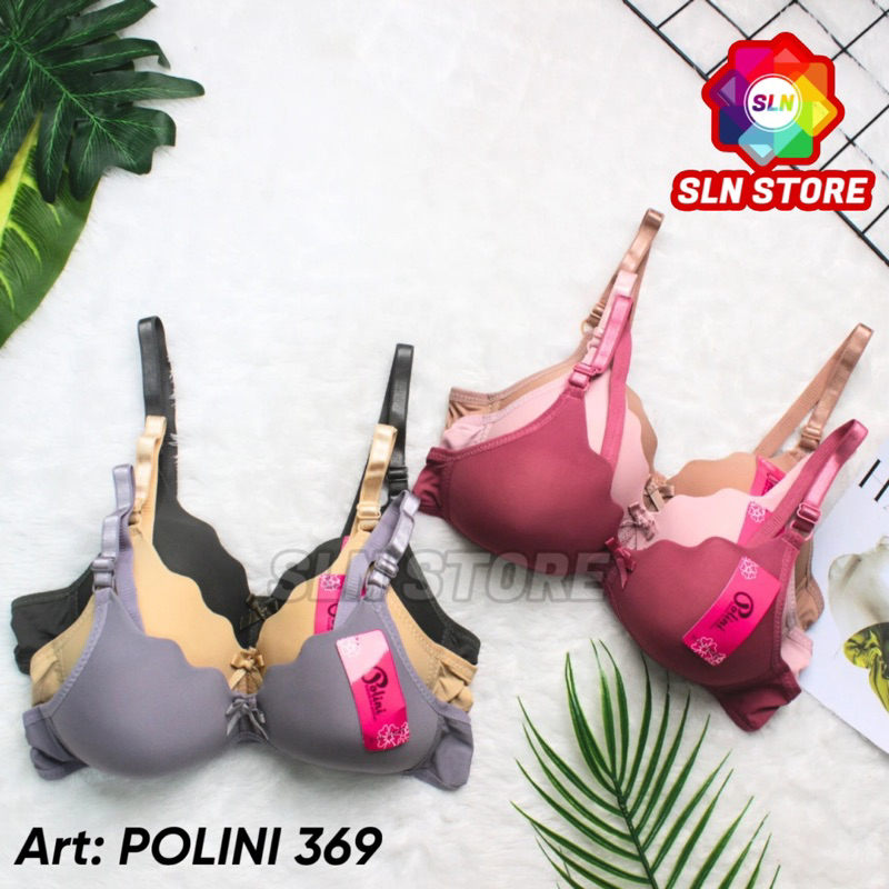 BRA REMAJA / BH PEREMPUAN LUCU POLINI TANPA KAWAT PUSH UP CUP KECIL