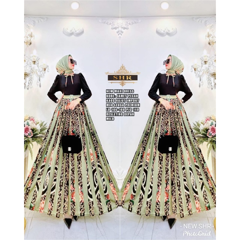 NEW!!!SHR ORI MAXI DRESS JAMET