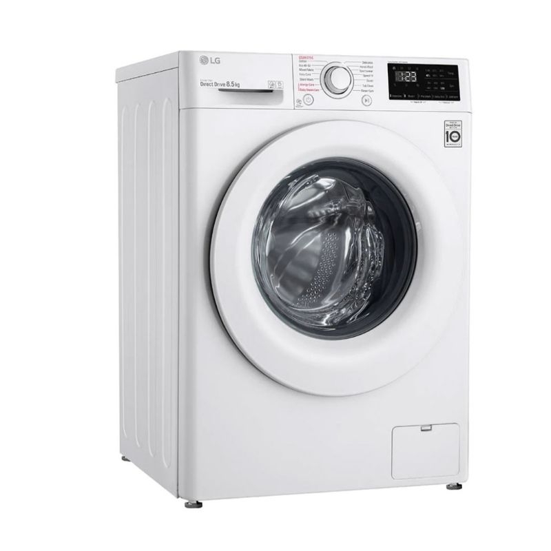 LG Mesin Cuci Front Load 8,5 Kg FM1285S5WS | Direct Drive Inverter