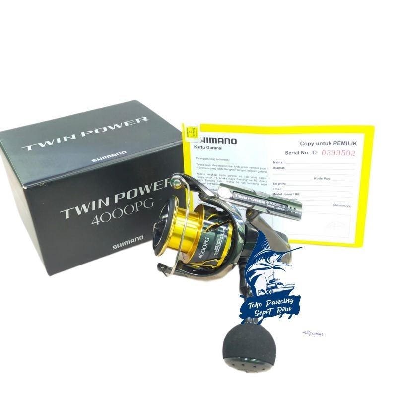 REEL SHIMANO TWIN POWER FD 4000PG NEW 2020 JAPAN GARANSI RESMI 1 TAHUN | REEL PANCING | REEL SPINNIN
