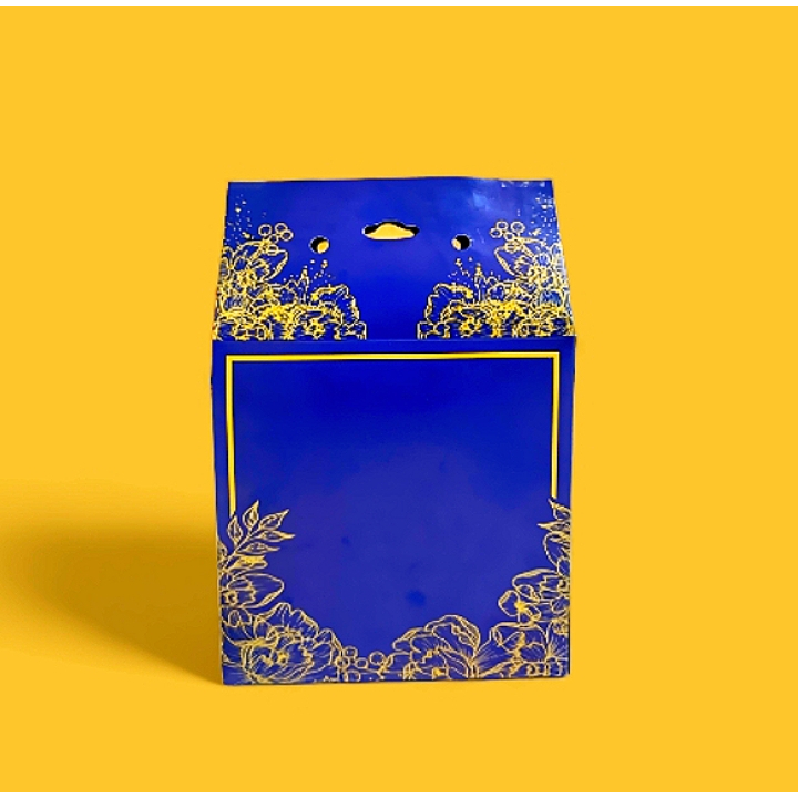 

PAPPERBAG BIRU DONGKER-GOLD MANGKOK TWOTONE 15x8x15