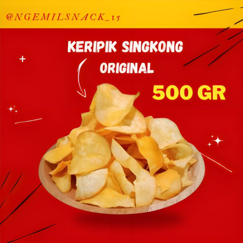 

Keripik Singkong Original | 500Gr