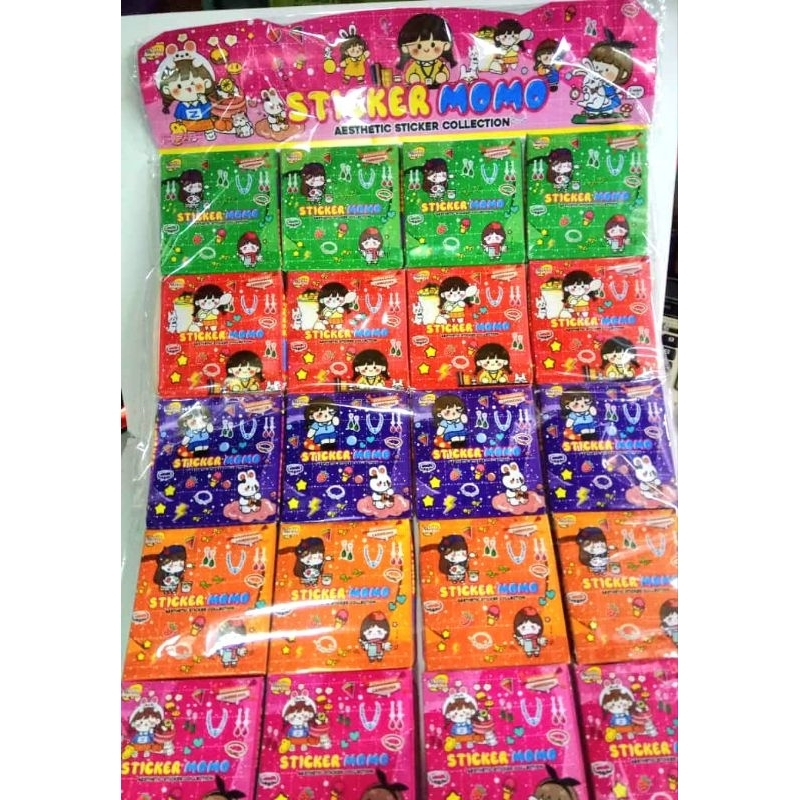 

Mainan Buku Stiker Sticker Book Collection Momo Layar Gantung Anak Murah (isi 20 pcs)