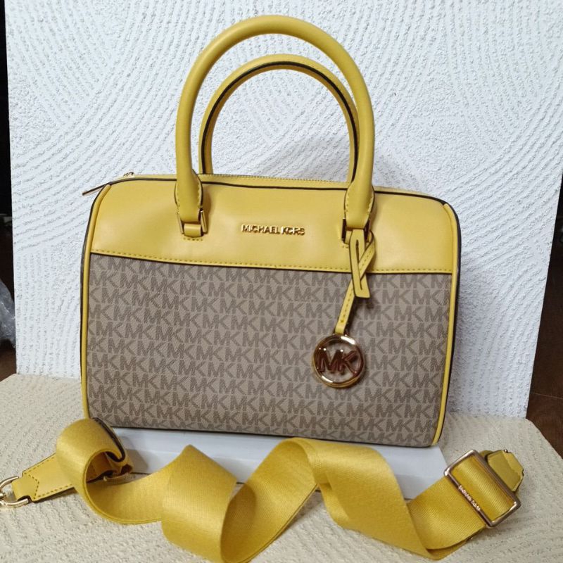 TAS WANITA MK TRAVEL MEDIUM DUFFLE DAFFODIL