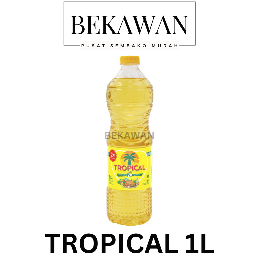 

TROPICAL Minyak Goreng PET 1 L #BEKAWAN