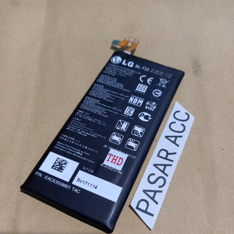 Baterai Batre Battrey LG Q6 / Q6 Plus BL-T33 LGM-X600L LGM-X600K M700 M703 US700 Original Battre LG 