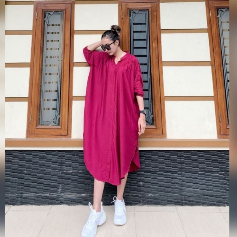 sheenaz freesize || daster jumbo || kaftan bigsize || daster rayon || shenaz freesize