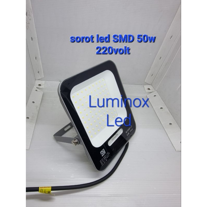 lampu sorot smd hinolux 50watt 50 watt 50w - tembak flood light led 50w 50watt 220volt