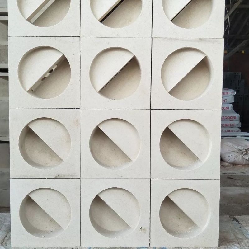 roster beton minimalis, loster beton minimalis, loster dua sisi, roster dua sisi, ventilasi rumah