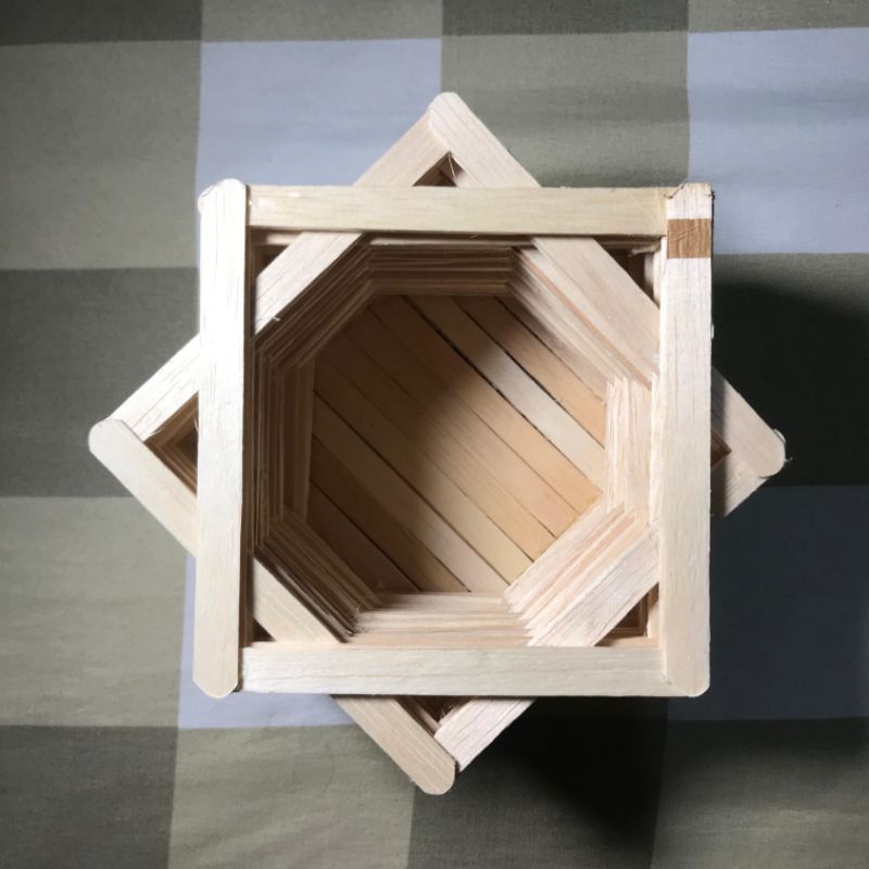 

Tempat Pensil dari bahan bekas || stik es cream