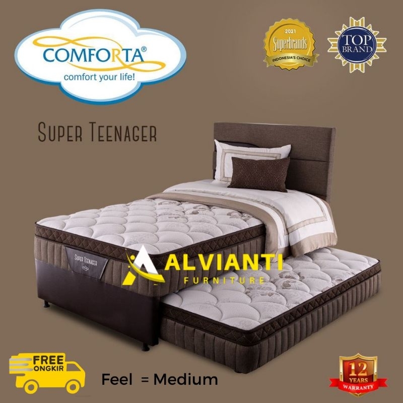 Comforta Super Teenager Fullset Full set 120 x 200 120x200 Kasur Spring bed Springbed