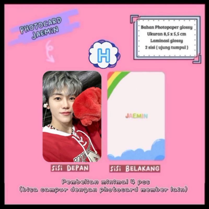 Photocard NCT - Jaemin / Photocard Unofficial / Photocard Jaemin  / NCT Dream