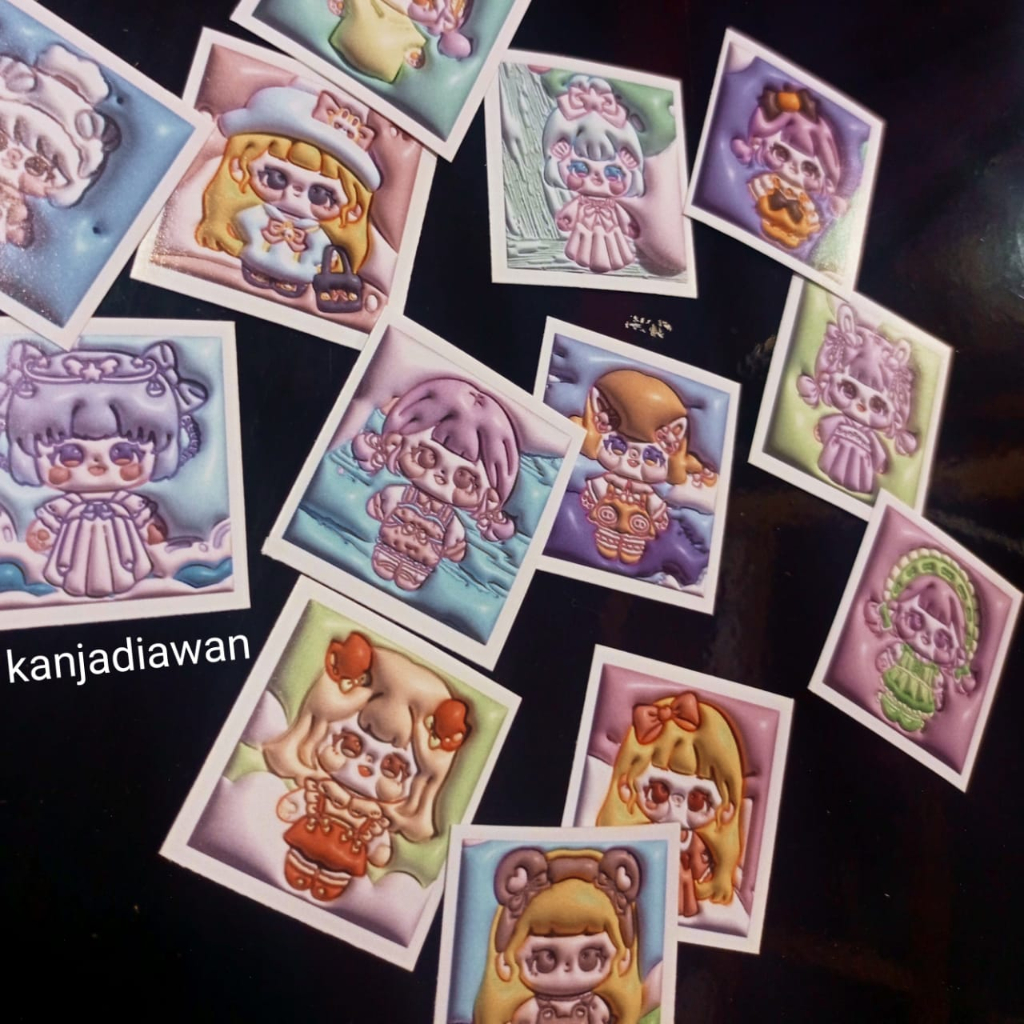 

Stiker Viral 3D Pattern Sticker Aestetik satuan