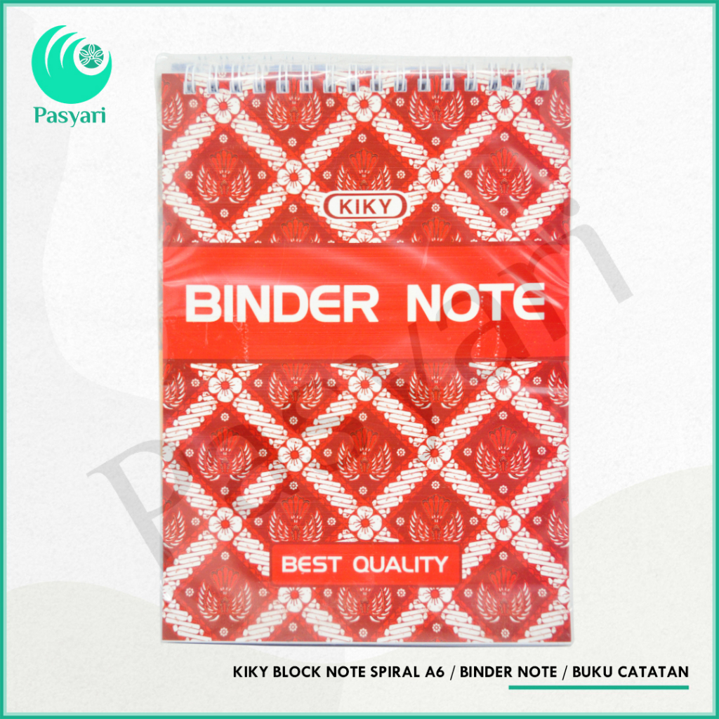 

KIKY BLOCK NOTE SPIRAL A6 / BINDER NOTE / BUKU CATATAN