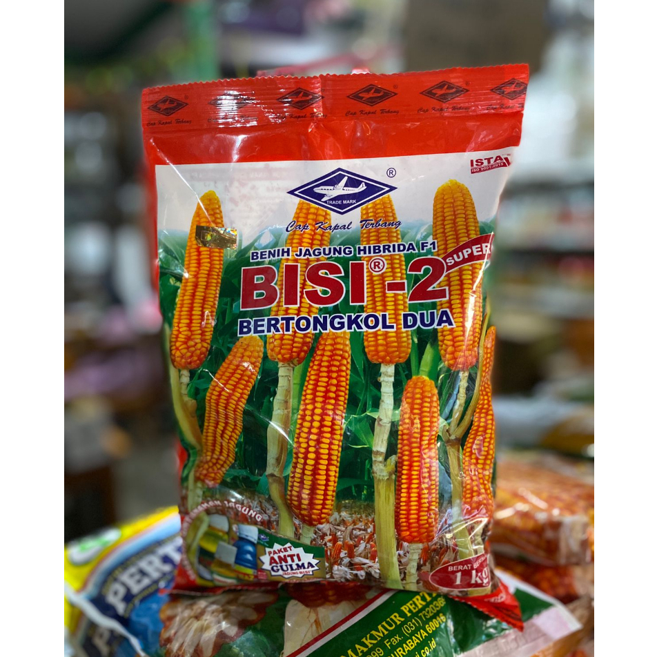 Benih Jagung Bisi 2 Cap Kapal Terbang 1kg