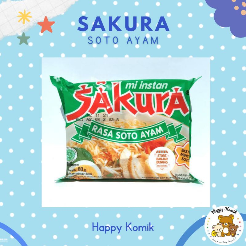 

Mie Instan Jadul Mi Kuah Sakura Soto Ayam