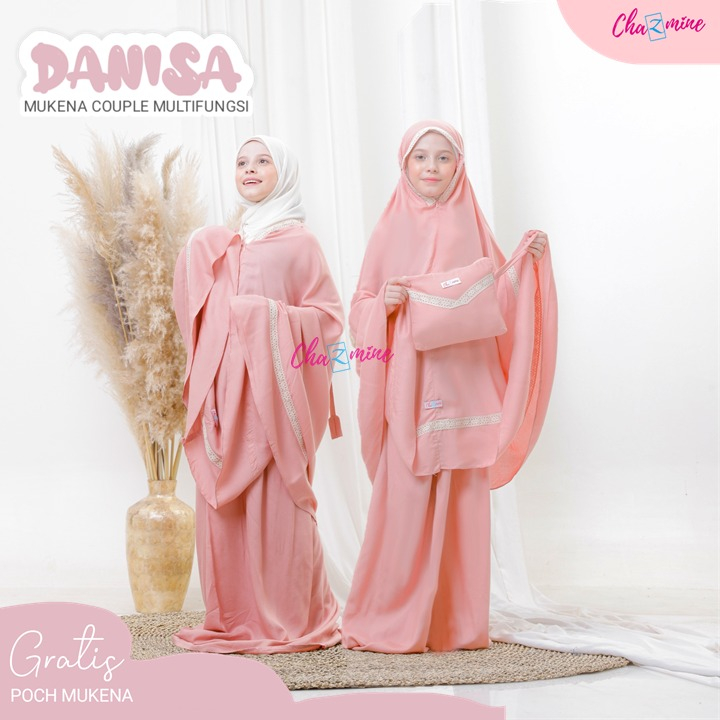 Mukena Anak Travel Katun Rayon Danisa Premium Umur 1-15 tahun