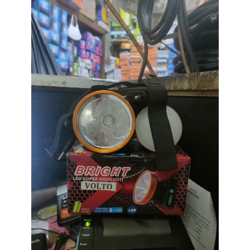 BRIGHT VOLTO LED SUPER HIGHLIGHT SENTER KEPALA