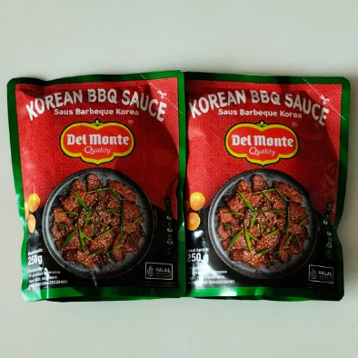 

Del Monte Saus Barbeque Korea Kemasan Pouch Netto 250 gram