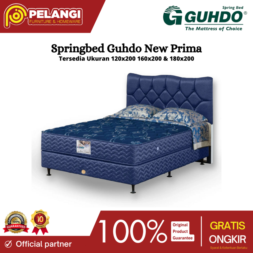 Springbed Guhdo New Prima | Springbed Single | Springbed Double | Kasur Springbed | Tempat Tidur