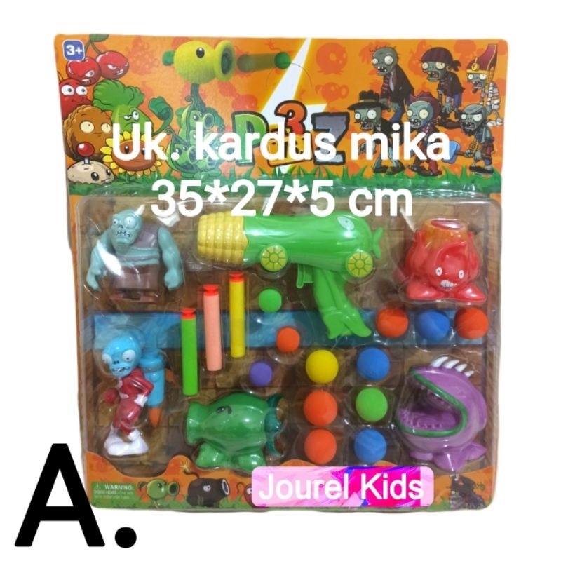 Mainan Plants vs Zombie Tembak Plants vs Zombie Figure Action