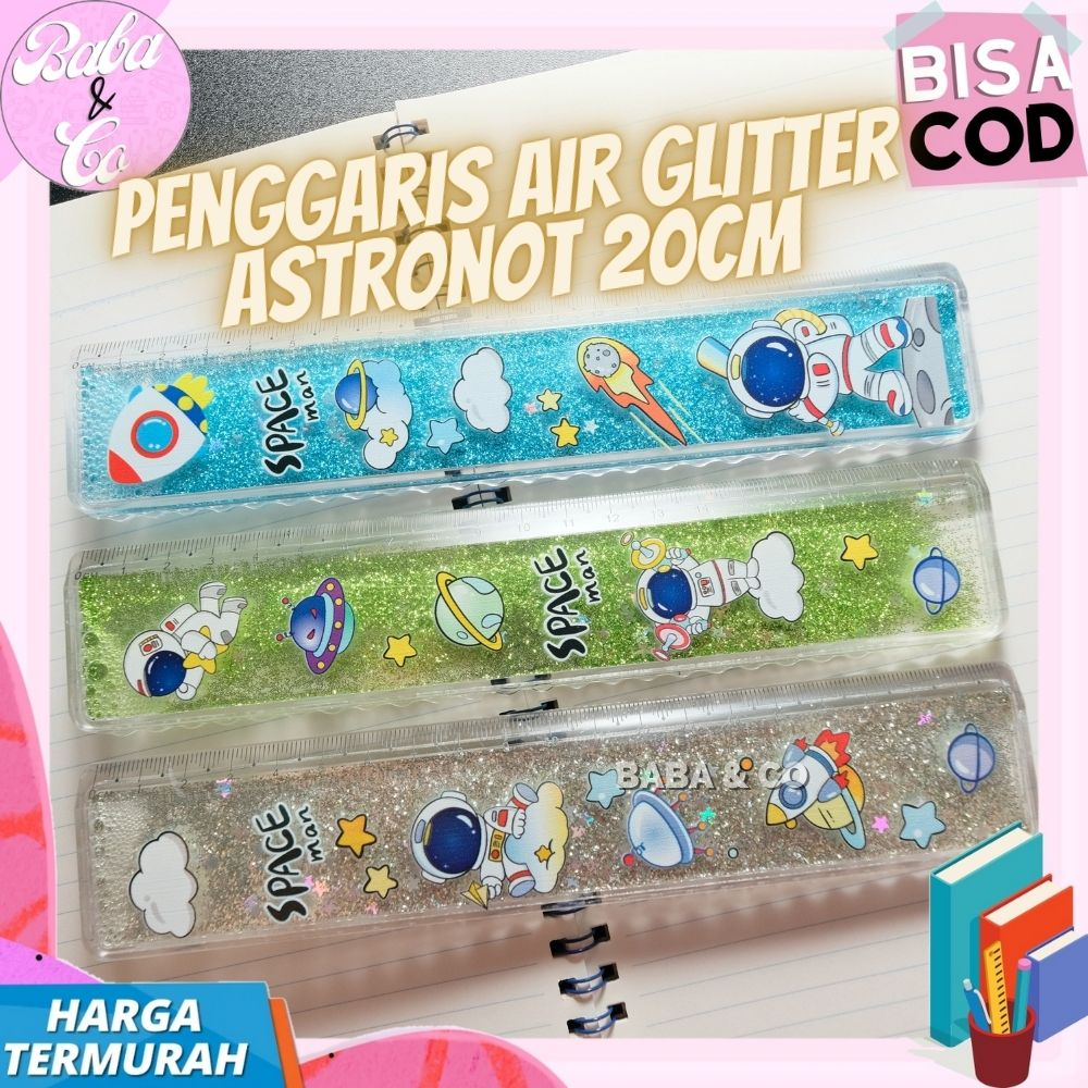 

PENGGARIS AIR GLITTER ASTRONOT 20cm PENGGARIS ASTRONOT UNIK LUCU 20cm GLITTER MEWAH UNIK