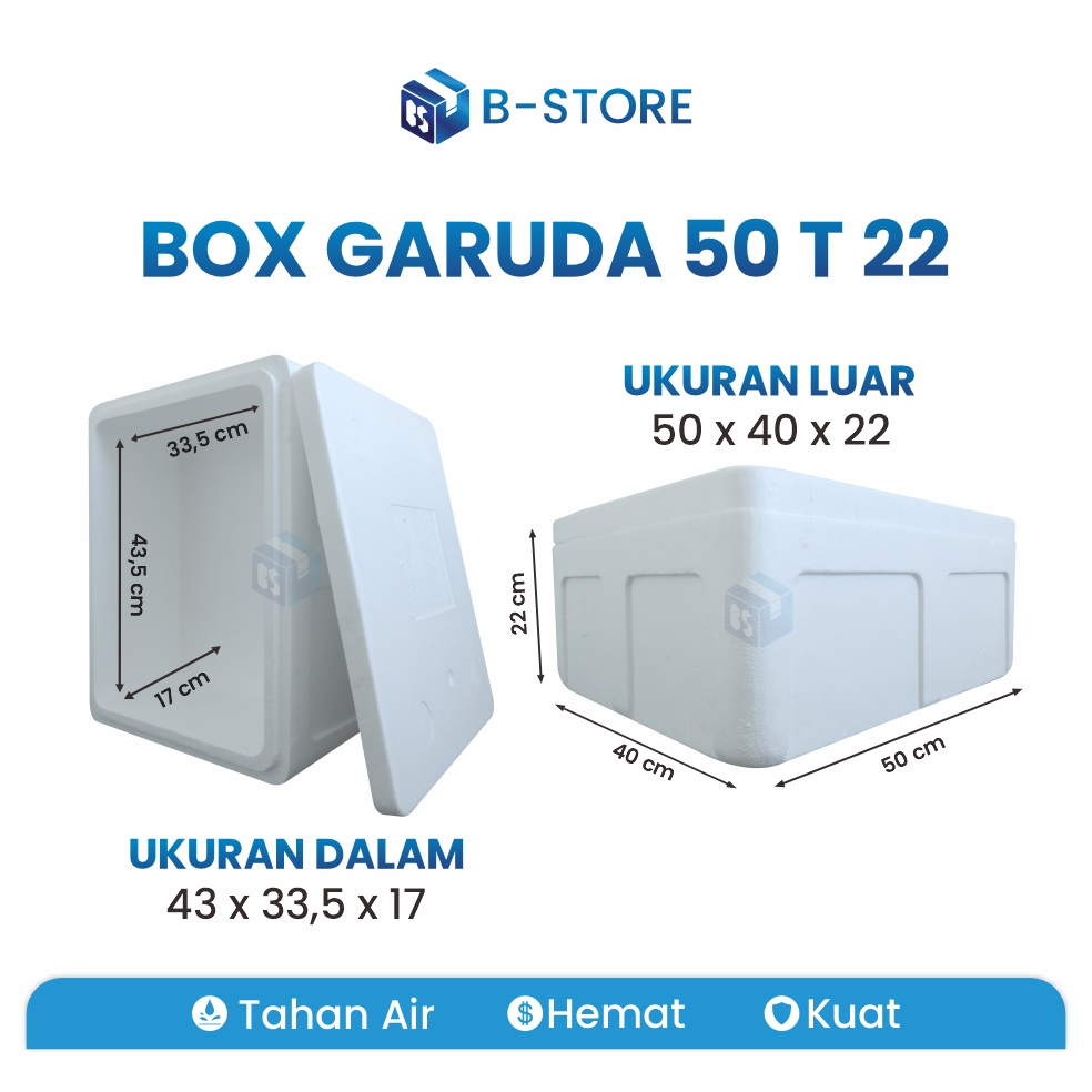 Box Styrofoam Garuda 50 Tinggi 22