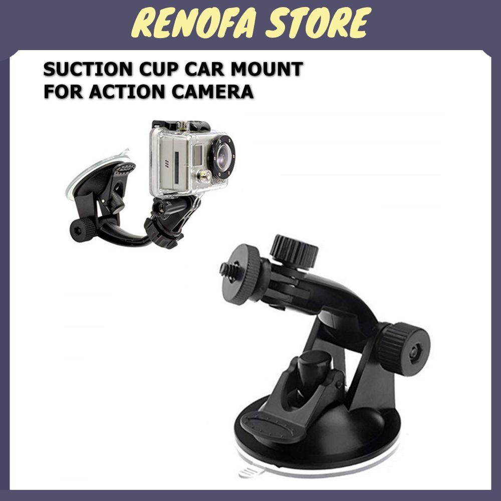 Suction Cup Action Camera Sport Cam Tripod Mount untuk Mobil Stand Bracket untuk Gopro Hero8 7 6 5 Y