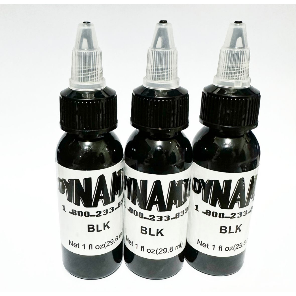 RB TINTA TATTOO DYNAMIC BLK 30ML BLACK TINTA HITAM TATO DINAMIC