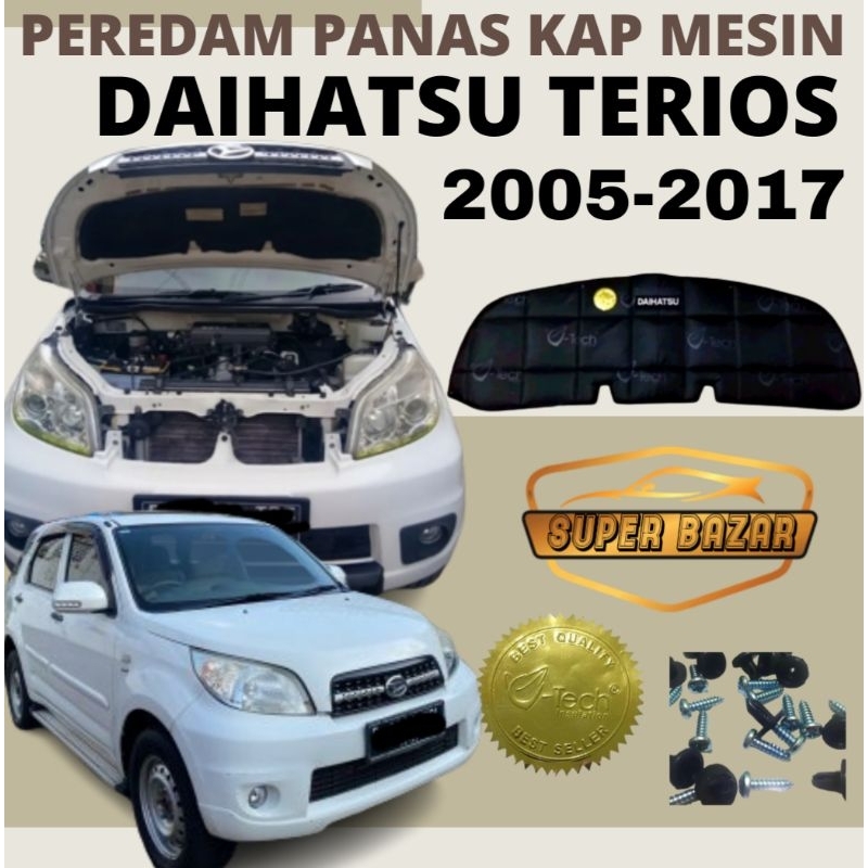peredam panas kap mesin mobil DAIHATSU TERIOS LAMA