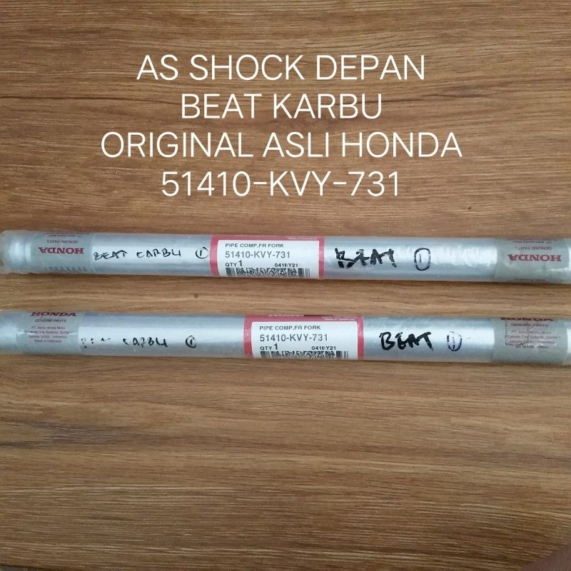AS SHOCK DEPAN BEAT KARBU KVY ORIGINAL ASLI HONDA