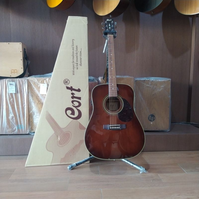 Gitar Akustik Elektrik CORT EARTH 70E BR