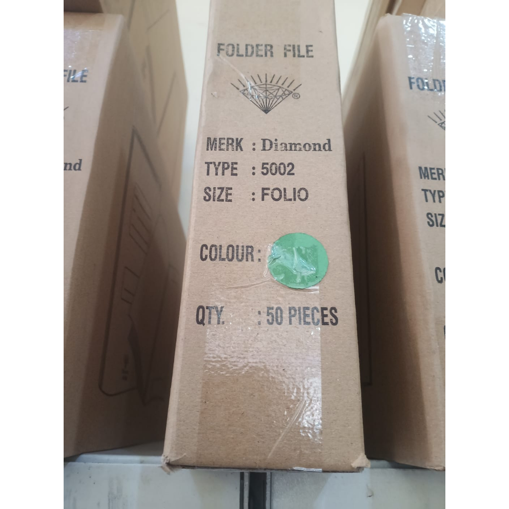 

STOP MAP KERTAS 5002 DIAMOND HIJAU 1 DUS ISI 50 PCS