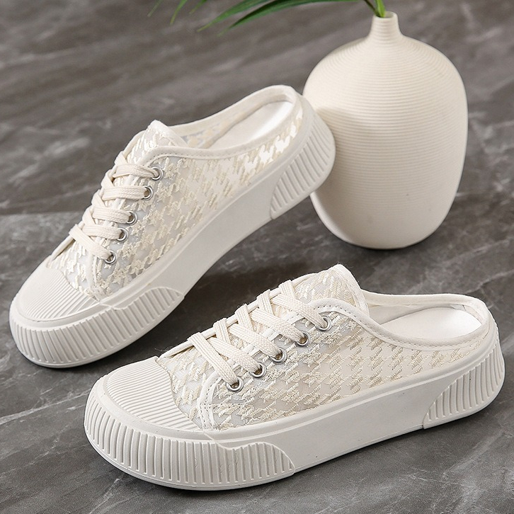 SLOPEE Sepatu Sandal Wanita Import Spatu Sendal Cewek Fashion Korea Slip On Perempuan Terbaru SL-089