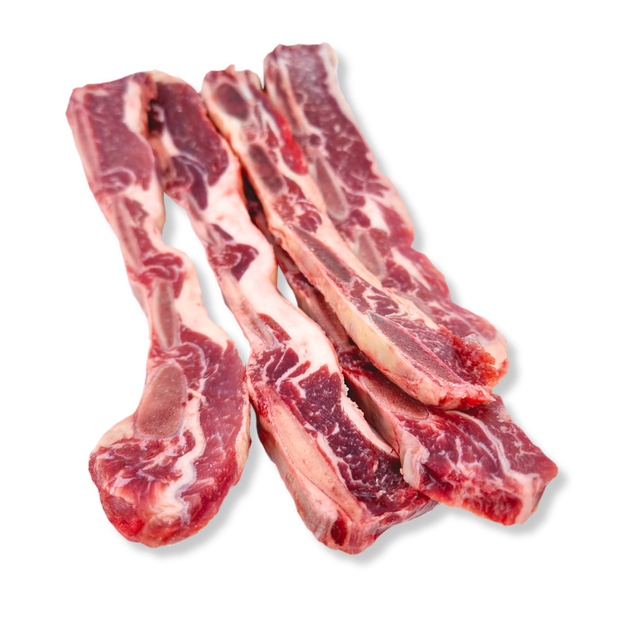 

Iga Sapi US Chuck Ribs Bonein Beef Kalbi / Galbi 1cm Marbling 4