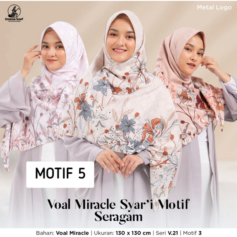 Umama Voal Hijab Syar’i 130 x 130 cm