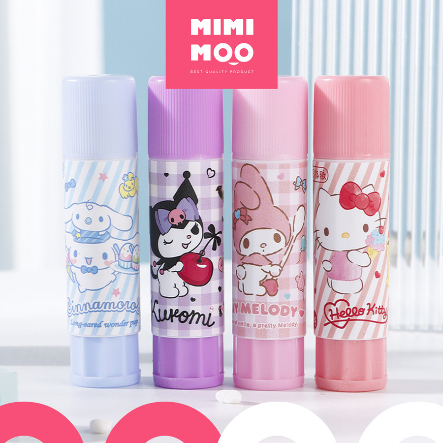 

MIMIMOO Lem Kertas Karakter Lucu Cinnamoroll Kuromi My Melody