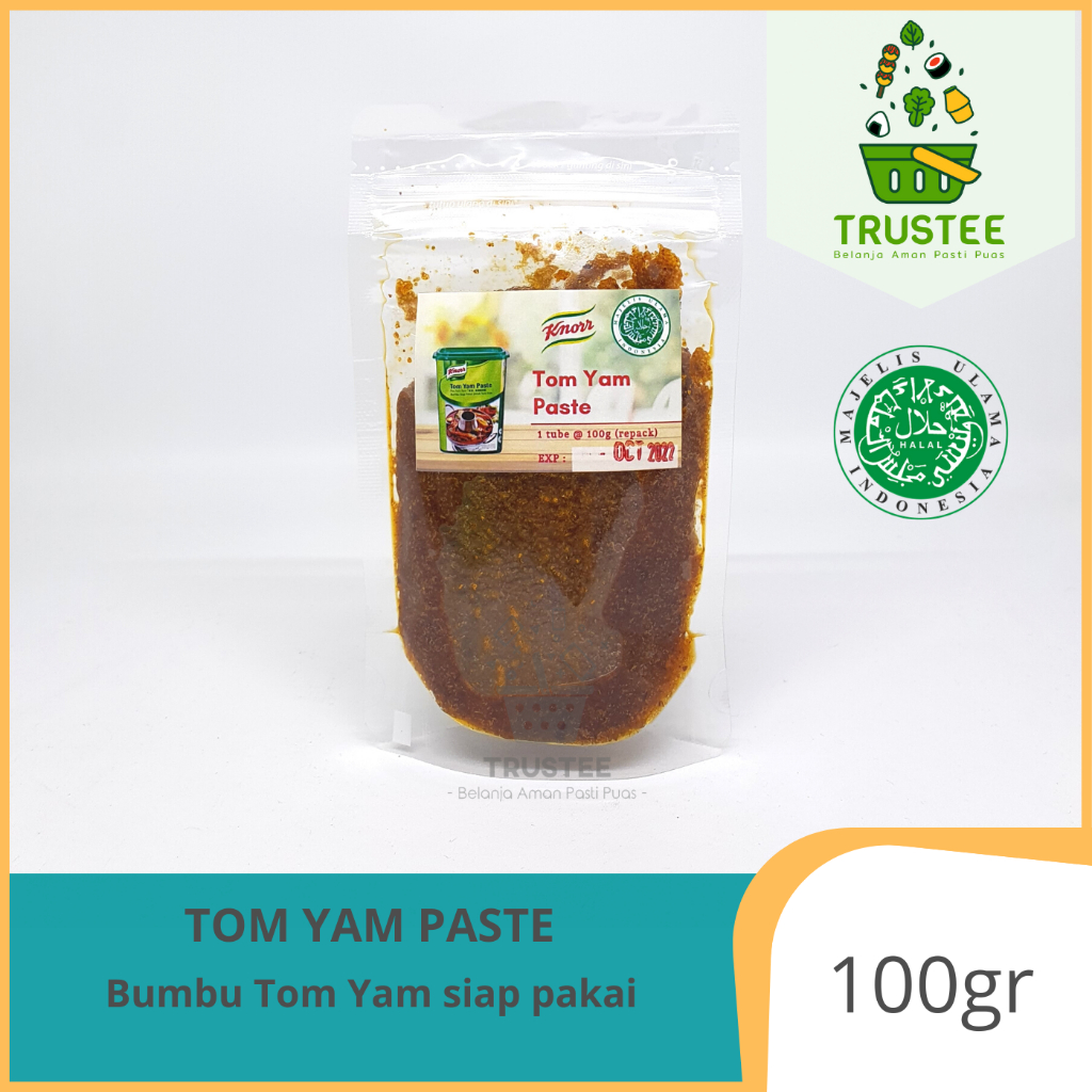 

TOM YUM PASTE BUMBU TOM YAM TOMYUM TOMYAM 100gr Sukiyaki steamboat hotpot shabu shabu steambot